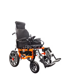 Fresco Recliner Heavy Duty Foldable Reclining Motorised Electric Wheelchair
